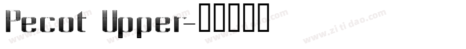 Pecot Upper字体转换